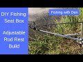 Homemade Fishing Seat Box - Part Five - Building a Fully Adjustable Rod Rest