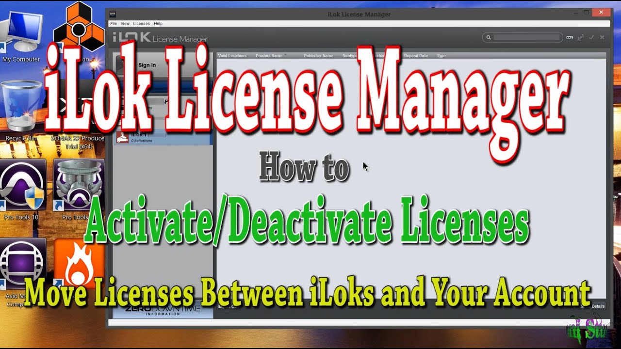 the soft ilok license manager