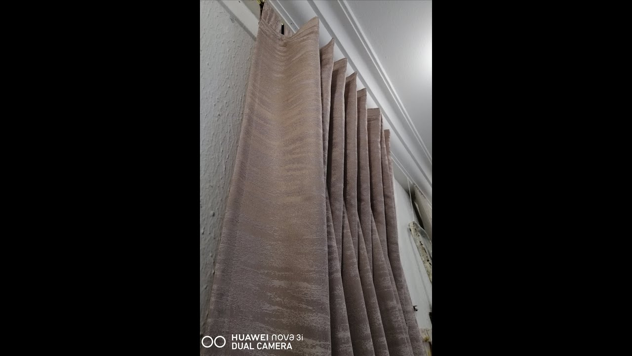 كيفية خياطة ستارة جميلة بطريقه احترافية  rideaux avec languette