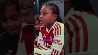 Declan Rice dyeing his hair red and white! 💇 ♂️🔴⚪️ It’s on if Arsenal win the league 😉🎥