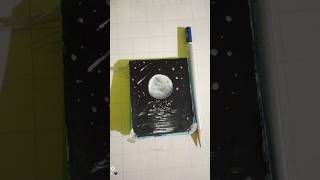 moon?? ||watercolor viral youtubeshorts trending shortsfeed art drawing shorts moon