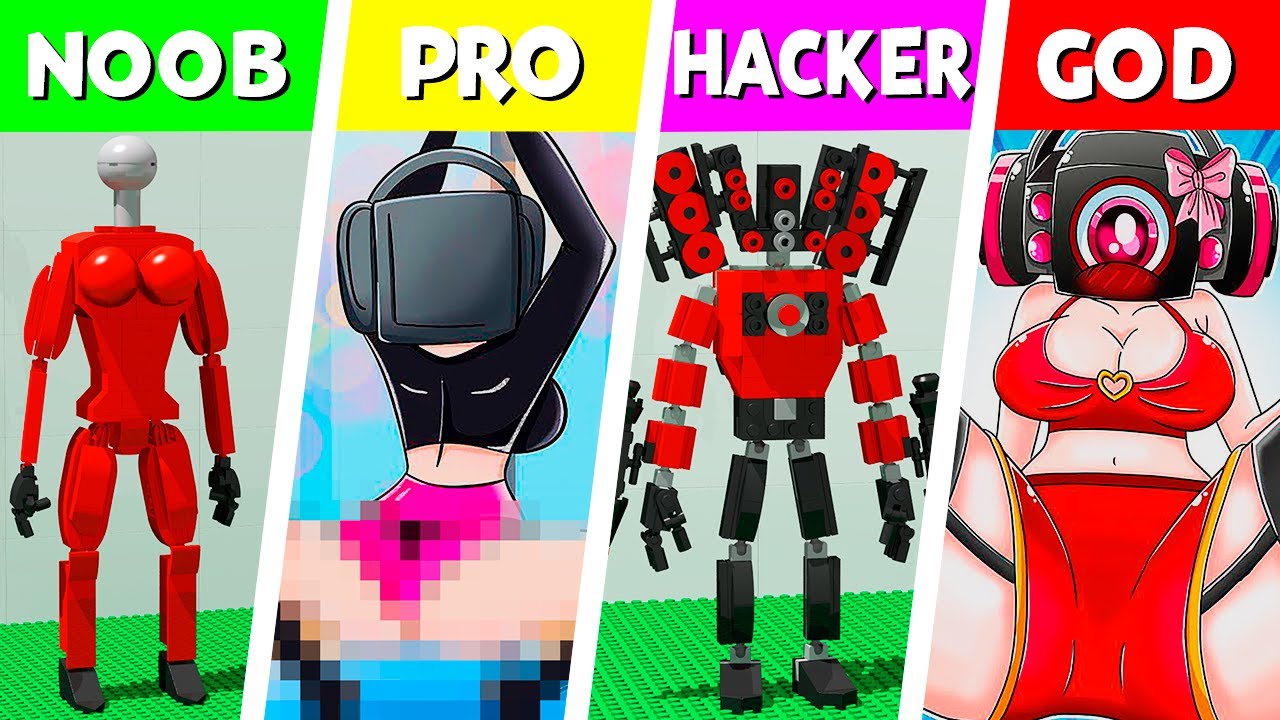 LEGO ALL Characters in Skibidi Toilet: Noob, Pro, HACKER! | Skibidi Toilet (Collection #465)