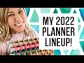 My 2022 Planner Lineup | How I'm Using 5 Different Planners! | The Happy Planner