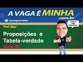 Raciocínio Lógico ( Proposições e tabela verdade aula 02 )