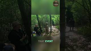 Fire Trucks Arrive Mid-Airsoft Milsim! #shorts