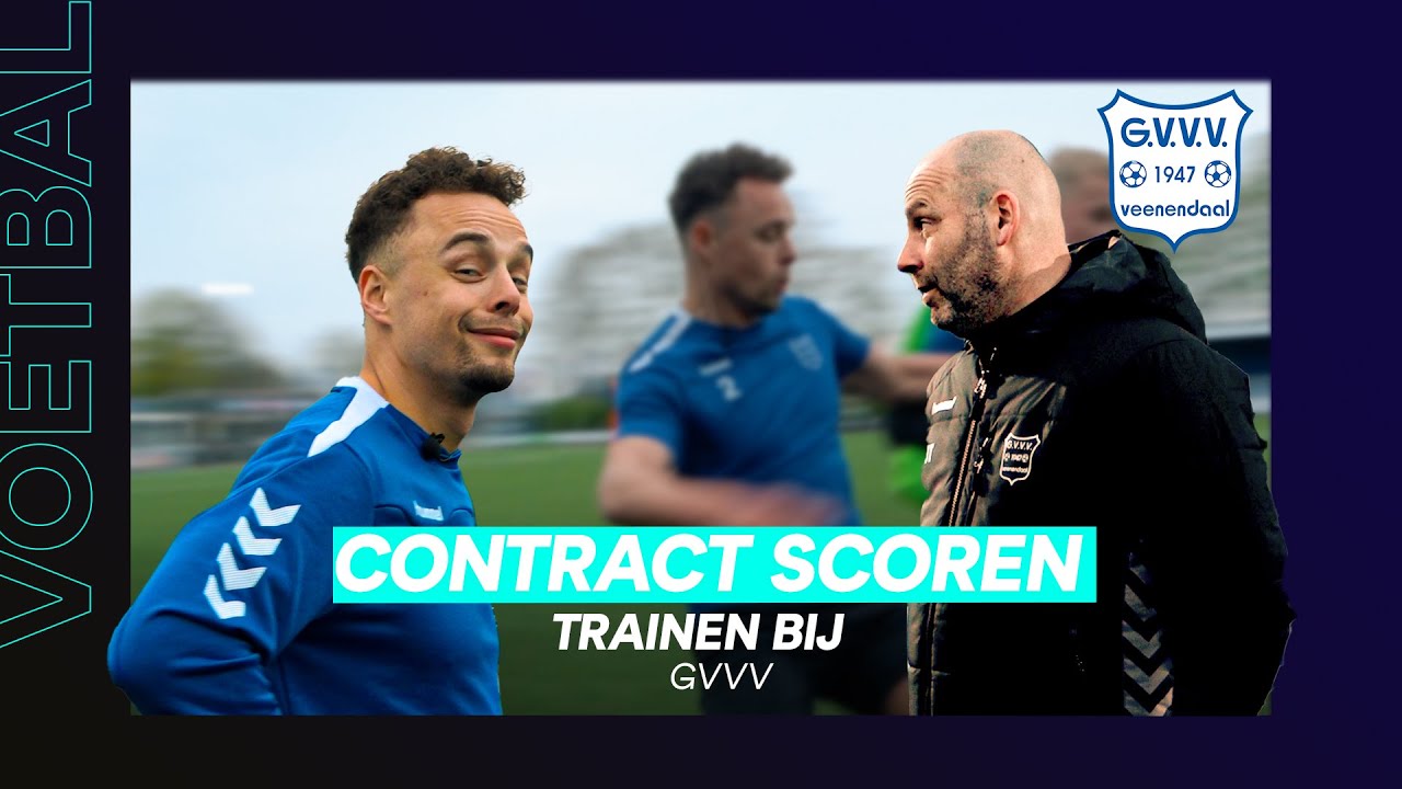 CONTRACT SCOREN ⚽️📃 | Trainen bij GVVV 🔵🔵