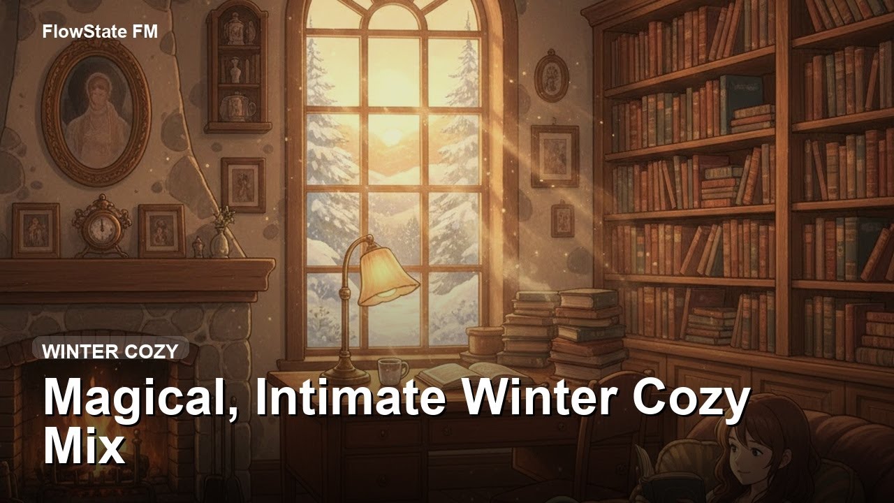 Winter Cozy BGM Mix для учёбы 【1.5 Hours】