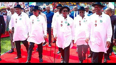 JUST - IN: PDP G-5 Governors Led By Wike In Closed-Door Meeting With Chief Olabode George In Lagos