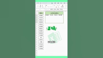 合并姓名，一个函数搞定！#excel #0基础学电脑 #办公技巧 #文员 #表格