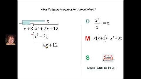Math Bridge Long Division: Dividing polynomials by monomials and binomials