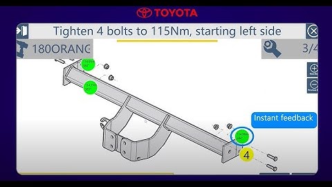 Toyota Tow Bar Assembly | Ansomat Operator Guidance with Torque Control
