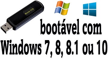 Pendrive Boot Pen drive Bootavel Sem programas Windows 7, 8, 8.1, 10 Atualizado 2017