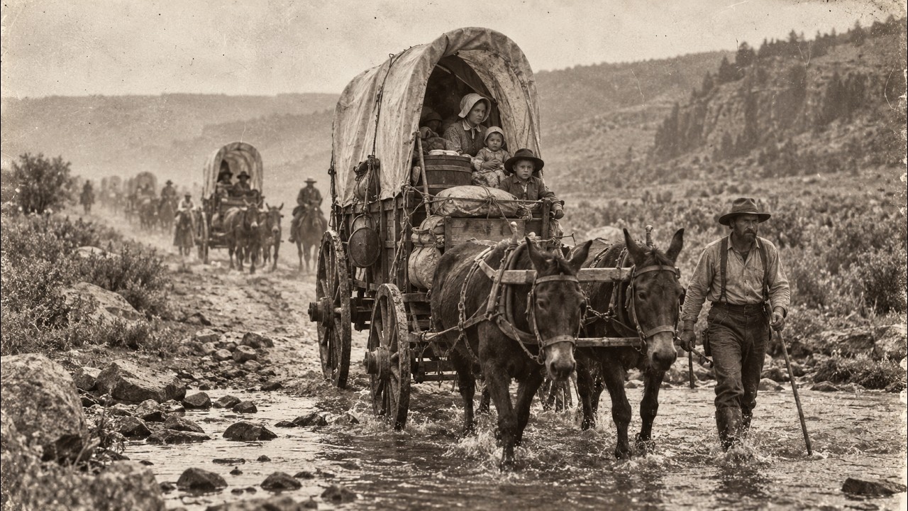 They loaded the bed, the plow, the flour, the seed corn, and the stove—2,000 miles worth of future packed into a box 4 feet wide and 10 feet long. The...