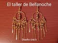 HOW TO MAKE EARRINGS WITH WIRE FEATHERS-COMO HACER UNOS PENDIENTES CON PLUMAS DE ALAMBRE