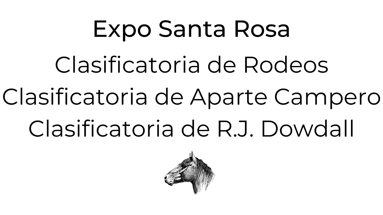 Expo Santa Rosa Rodeos, Aparte Campero y R.J. Dowdall YouTube