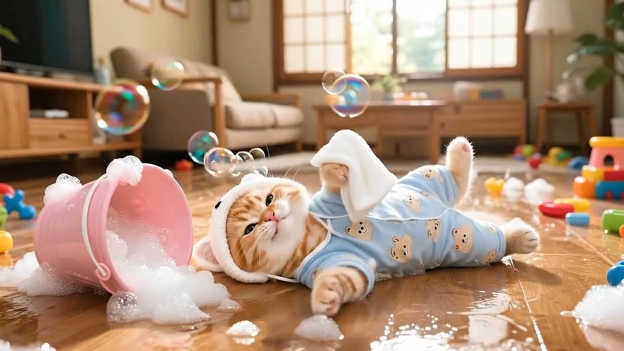 Baby Kitten Works Hard to Buy Mom a Gift 🎁❤️ Heartwarming Cat Story