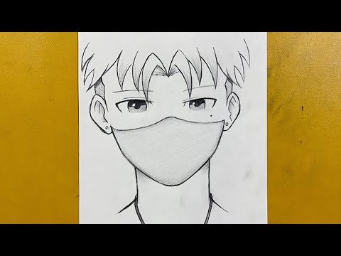 Easy to draw || how to draw anime boy step-by-step