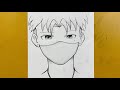 Easy to draw  how to draw anime boy stepbystep