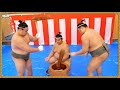 【相撲飯】🎍100kgの餅つき大会㊗️ 相撲部屋の恒例行事 / 唐揚げの沼リターン・刺身