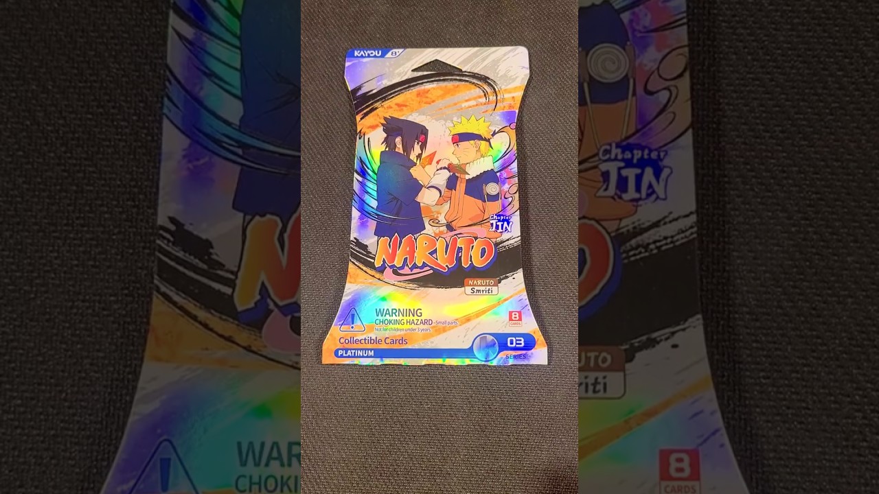 NARUTO - CHAPTER JIN - Trading card pack - YouTube
