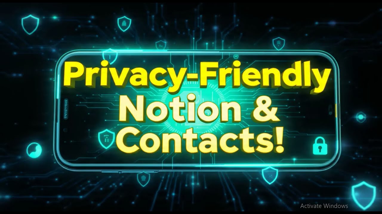 Best privacy friendly alternatives to Notion and Contacts apps on GrapheneOS