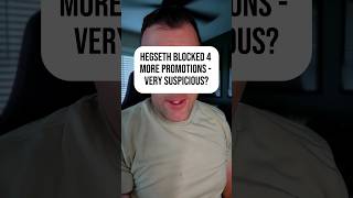 Hegseth Blocks More Army General Promotions | #USArmy #Hegseth #MilitaryNews