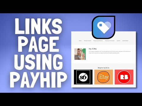 Create a Link in Bio Page - Using Payhip (Sell Digital Downloads & Link to Your Print on Demand)