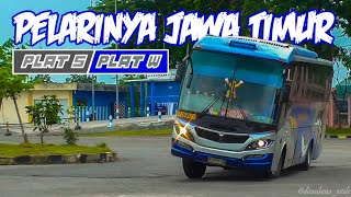 [PELARINYA JAWA TIMUR] Hunting Bus Sugeng Rahayu dan Eka Mira manuver di Terminal Kertonegoro Ngawi