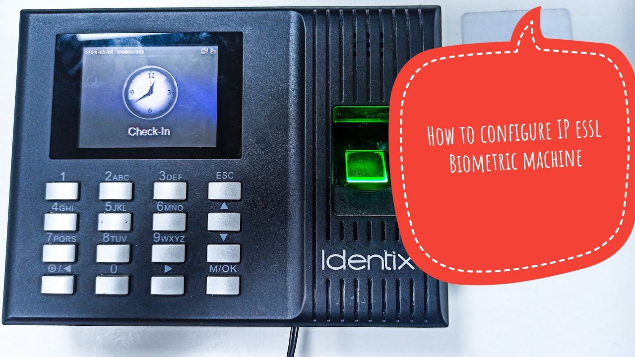 How to configure IP Essl biometric machine step by step in hindi #essl ...