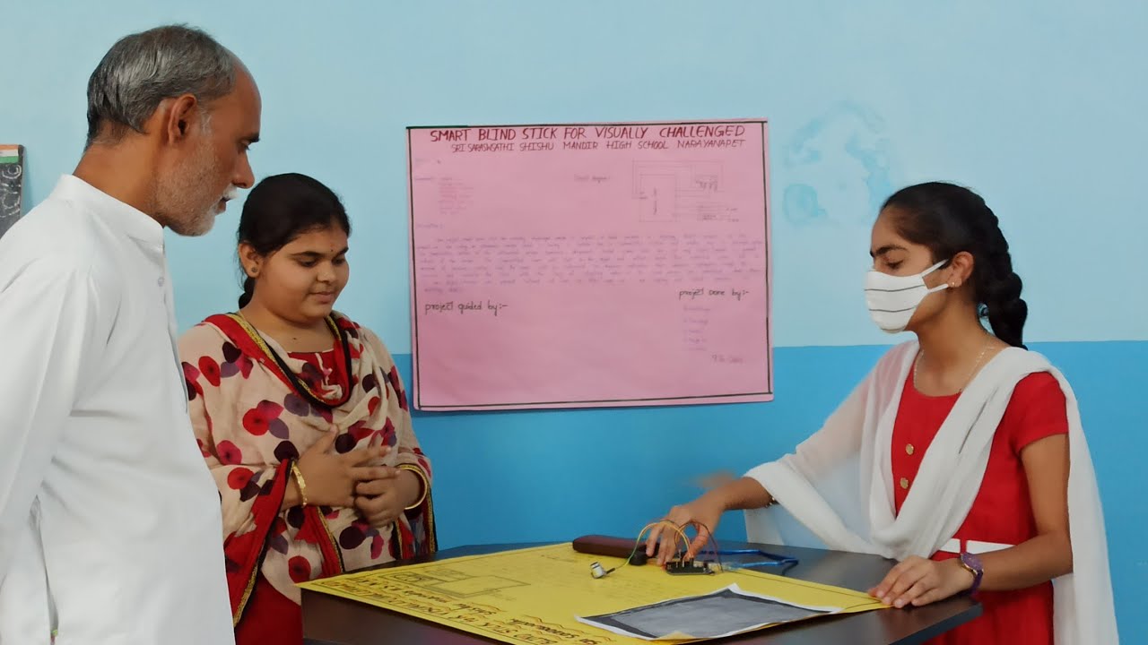 Smart Blind Stick Project by Our Atal Tinkering Lab Students - YouTube