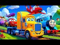 Flatbed Truck Mcqueen Transportation with Truck Pothole vs Car - BeamNG.drive
