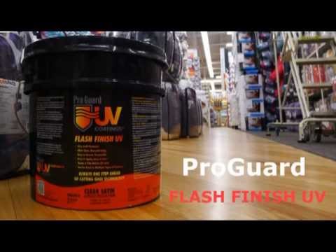 Proguard Flash Finish Uv Floor Coating Youtube