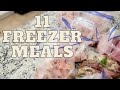 11 Freezer Meals . Geera Pork, Stew and Curry Chicken Pot Roast  #mealprep #freezermeals