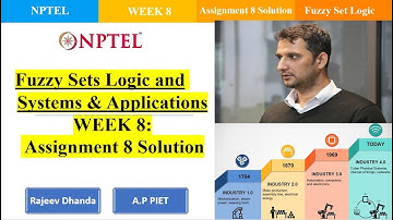 NPTEL || Fuzzy Sets Logic and Systems & Applications || Assignment-8 Solution || Jan -April 2023