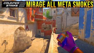 10 MUST KNOW Smokes For Mirage (2026) - CS2 Mirage Smokes Guide &amp; Tutorial (EASY)
