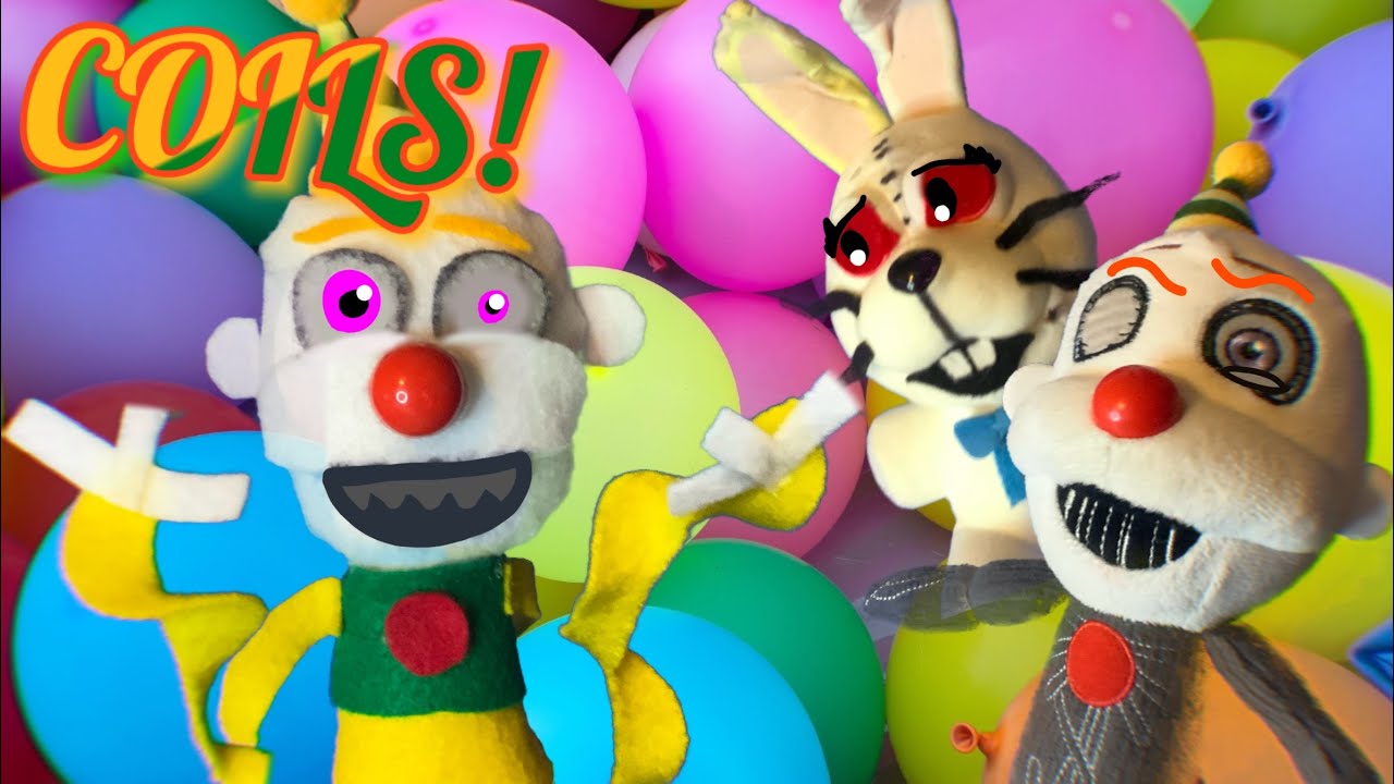 Fnaf Plush Coils The Circus Clown! YouTube