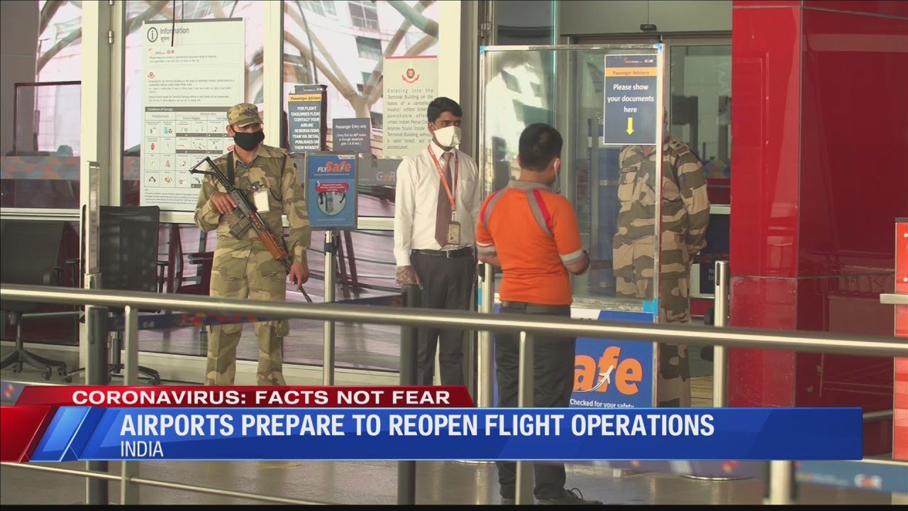 Airports in India prepare to restart domestic flights