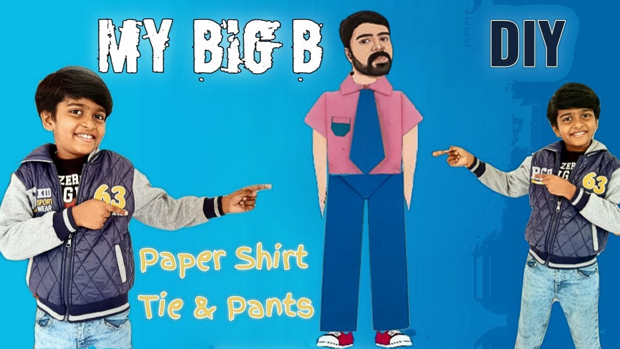 Father's Day Special Paper Shirt Tie & Pants // How To Make Paper Shirt