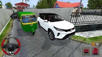 Toyota Fortuner Legender SUV Car Mod For Bussid - Offroad Map In Bus simulator Indonesia - Android 
