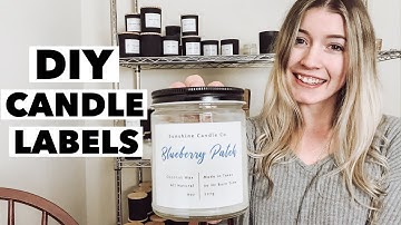 DIY CANDLE LABELS | How To Design & Print Labels At Home Using Maestro Label Designer