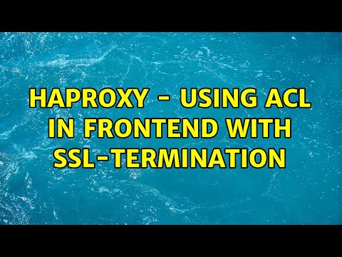 HAProxy - Using ACL in Frontend with SSL-Termination