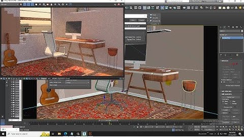 3DsMax Tutorials, Learn Lighting a Stylish Furniture from Scratch in 3dsmax ( Part 9)