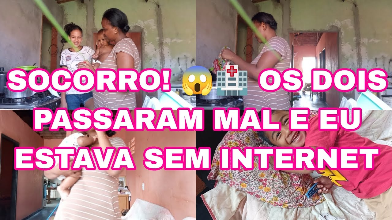 REALIDADE DE SER MÃE 😭🤍 HOSPITAL, FILHOS DOENTES E SEM INTERNET
