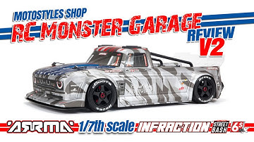 Look & SEE!  The new Arrma Infraction V2 1/7 scale 6S BLX All-Road Truck RTR