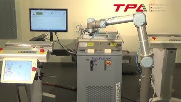 TPA ứng dụng cánh tay robot cộng tác UR vào kiểm tra sản phẩm