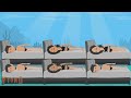 Sleeping on the bed in underwater be like