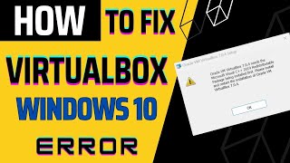 How To Fix VirtualBox Windows 10 Error | VirtualBox 7.0.10 Visual C++ 2019 Error එක පහසුවෙන් හදමු