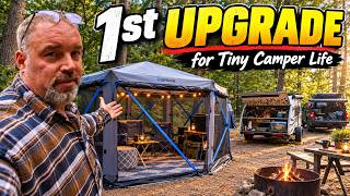 The 1st upgrade for your Tiny Camper | Joytutus Pop Up Gazebo Tent