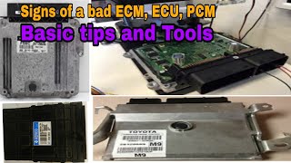 How To Diagnose Your Engine Control Module,Signs of a Bad ECM, ECU, PCM, CAR computer Basic Tips