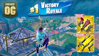 63 Kill Solo Squads "Build / Zero Build" Wins Full Gameplay (Fortnite OG Ps4 Controller)